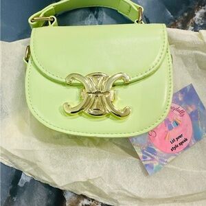 Lime Green kids/ Women's Bag also crossbody